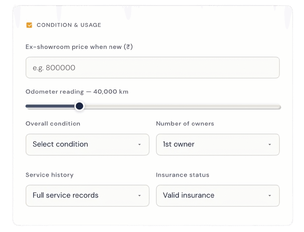 Car Valuation Step 2